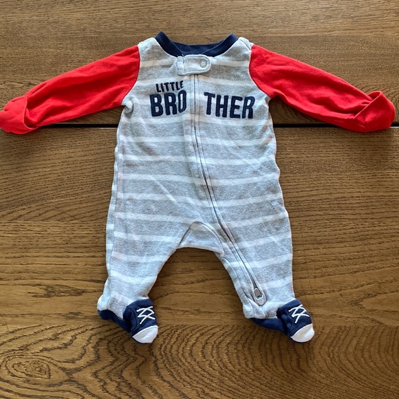 Carter's Other - Carter’s “Little Brother” Footed Pajama